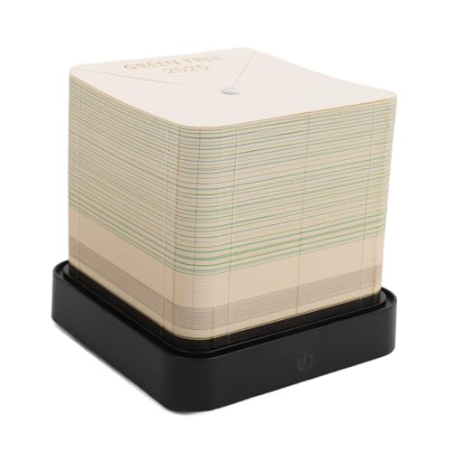 Plyisty 3D -Kunst Notizblock, Crack Handgefertigtes Multifunktionales 2025 Kalenderpapier Schnittskulptur für Geburtstagsgeschenk (GREEN) von Plyisty
