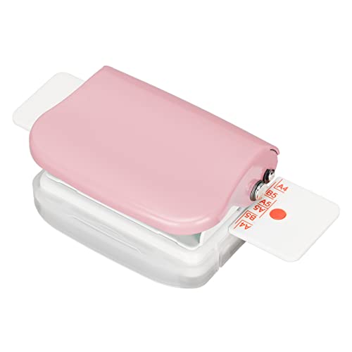 Plyisty 6-Loch-Papiererer, Tragbarer Handlocher MIT Lineal (Rosenate) von Plyisty