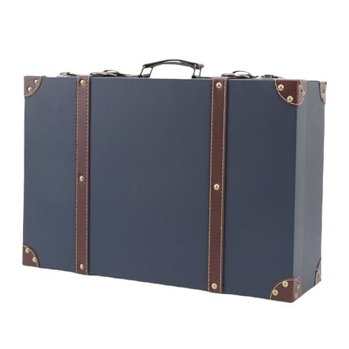 Plyisty Kofferbox, Vintage Decorative Storage Box Stylish (BLUE) von Plyisty