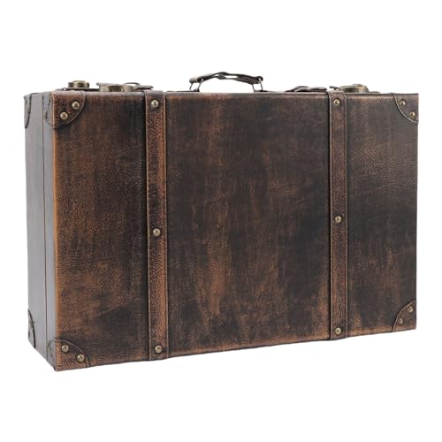 Plyisty Kofferbox, Vintage Decorative Storage Box Stylish (BROWN) von Plyisty