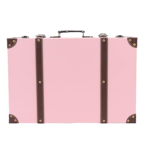 Plyisty Kofferbox, Vintage Decorative Storage Box Stylish (PINK) von Plyisty