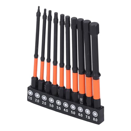 Plyisty Magnetische Hexadezimalbits Set 10 Stcs Aleay Seder für Einen Sicheren Torre -Hex -Hex Code Bito für Mundis von Plyisty