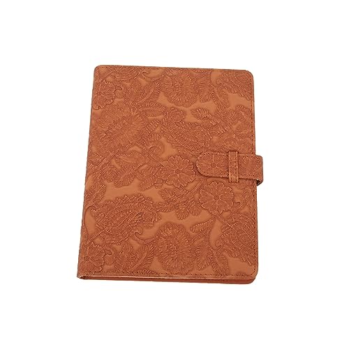 Plyisty Taschen Fotoalbum für 12 11 Vintage Pictures Album, Große Kapazität Album Seiten für Hochzeitsbaby Graduation, PU Leder 20x15.5x2cm (Braune Erleichterung) von Plyisty