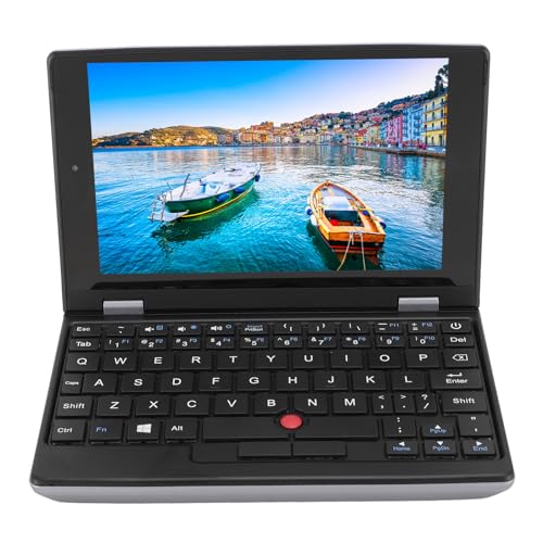 Plyisty Touchscreen -Laptop, Al Mg Alloy Shell 5000MAH Batterie Notebook PC IPS -Display für Geschäftsreise (EU-Stecker) von Plyisty