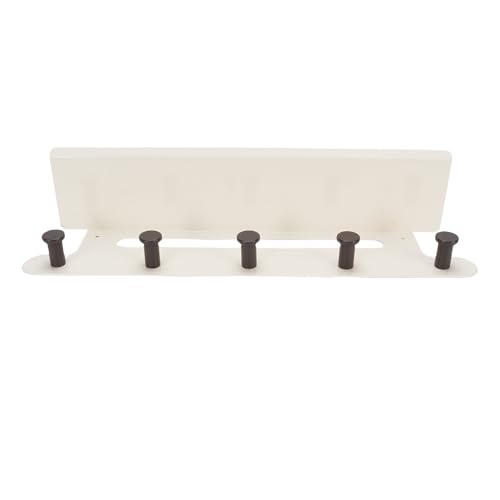 Plyisty Wandmontage Kleidungsständer, Aufbewahrungsbrettschlüssel Tas Hanging Eingangsmantel Anhänger für Familienschlafzimmer (White) von Plyisty