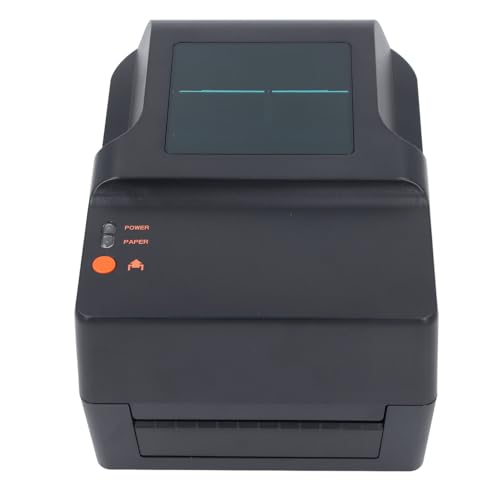 Thermaltransfer Desktop -Drucker, Multifunktional 203DPI -Auflösung Hochdruckgeschwindigkeits Versandetikettdrucker für Geschäfte (EU-Stecker) von Plyisty