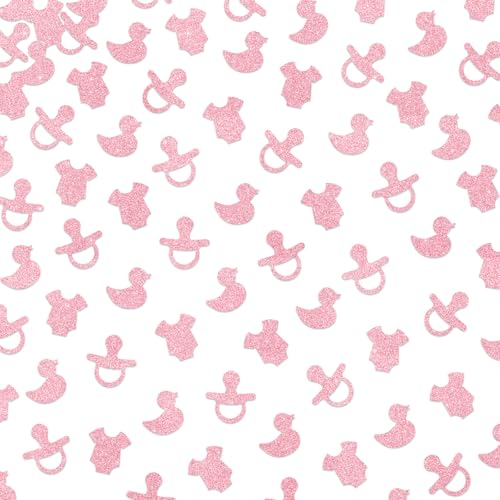 150 Stück Babyparty-Dekorationen für Mädchen, blauer Glitzer, "It's a Girl", Tischdekoration, Konfetti für Babyparty, Geschlechtsoffenbarung, Partyzubehör 150 Stück Babyparty-Dekorationen für Mädchen, blauer Glitzer, "It's a Girl", Tischdekoration, Konfetti für Babyparty, Geschlechtsoffenbarung, Partyzubehör von Plzaxou