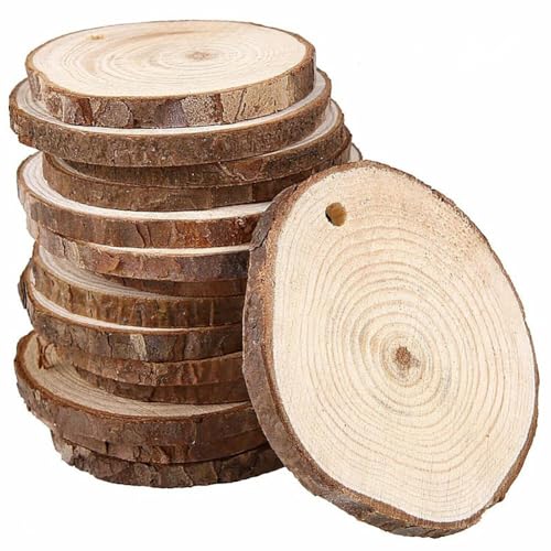 10 Stück Natur Holzscheiben Blank Holz-Scheiben DIY Handwerk Runde Holzscheiben zum basteln Holz Log Scheiben mit Baumrinde Unbehandeltes Baumscheiben Bastelnscheiben Holzkreise 10 Stück Natur Holzscheiben Blank Holz-Scheiben DIY Handwerk Runde Holzscheiben zum basteln Holz Log Scheiben mit Baumrinde Unbehandeltes Baumscheiben Bastelnscheiben Holzkreise von Pmnzdy