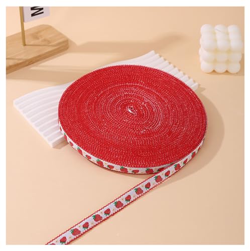 10 Yards × 15mm Jacquardband mit Erdbeermuster Stoffband Erdbeerband Schleifenband Borte Dekoband zum Nähen Bestickt Band Jacquard Trim für Geschenkverpackung DIY Crafting Kleidung ZubehörWeiß-Rot 10 Yards × 15mm Jacquardband mit Erdbeermuster Stoffband Erdbeerband Schleifenband Borte Dekoband zum Nähen Bestickt Band Jacquard Trim für Geschenkverpackung DIY Crafting Kleidung ZubehörWeiß-Rot von Pmnzdy