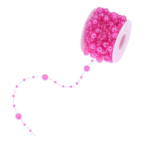 10M/Rollen Perlengirlande Bunte Perlen Kette 8mm+3mm Kunstperlenkette Hochzeits Perlenband Perlenstring Dekoband Draht Perlenschnur für Hochzeitsdeko Party Geburtstag Weihnachten Tisch Brautstraus 10M/Rollen Perlengirlande Bunte Perlen Kette 8mm+3mm Kunstperlenkette Hochzeits Perlenband Perlenstring Dekoband Draht Perlenschnur für Hochzeitsdeko Party Geburtstag Weihnachten Tisch Brautstraus von Pmnzdy