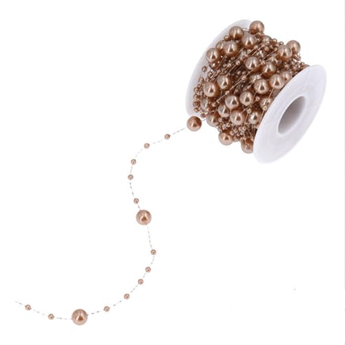 10M/Rollen Perlengirlande Bunte Perlen Kette 8mm+3mm Kunstperlenkette Hochzeits Perlenband Perlenstring Dekoband Draht Perlenschnur für Hochzeitsdeko Party Geburtstag Weihnachten Tisch Brautstraus 10M/Rollen Perlengirlande Bunte Perlen Kette 8mm+3mm Kunstperlenkette Hochzeits Perlenband Perlenstring Dekoband Draht Perlenschnur für Hochzeitsdeko Party Geburtstag Weihnachten Tisch Brautstraus von Pmnzdy