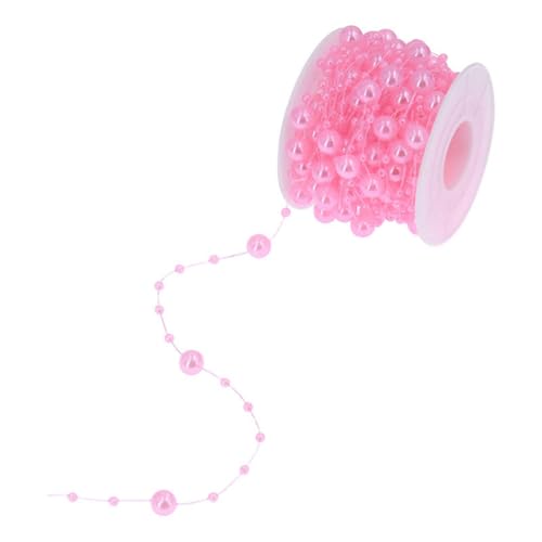 10M/Rollen Perlengirlande Bunte Perlen Kette 8mm+3mm Kunstperlenkette Hochzeits Perlenband Perlenstring Dekoband Draht Perlenschnur für Hochzeitsdeko Party Geburtstag Weihnachten Tisch Brautstraus 10M/Rollen Perlengirlande Bunte Perlen Kette 8mm+3mm Kunstperlenkette Hochzeits Perlenband Perlenstring Dekoband Draht Perlenschnur für Hochzeitsdeko Party Geburtstag Weihnachten Tisch Brautstraus von Pmnzdy
