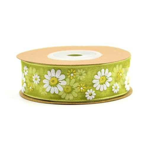 10Mx 20mm Transparentes Organzaband mit Sonnenblumen Gänseblümchenmuster Geschenkband Blumen Schleifenband Blumendruck Dekoband Bänder Geschenkverpackung BastelnbandGänseblümchen – grün 10Mx 20mm Transparentes Organzaband mit Sonnenblumen Gänseblümchenmuster Geschenkband Blumen Schleifenband Blumendruck Dekoband Bänder Geschenkverpackung BastelnbandGänseblümchen – grün von Pmnzdy