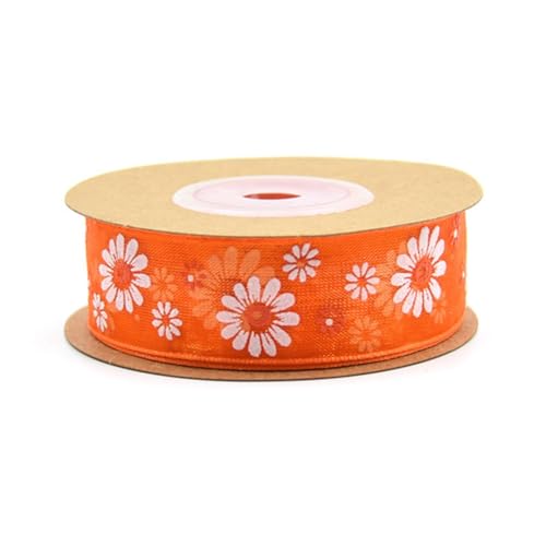 10Mx 20mm Transparentes Organzaband mit Sonnenblumen Gänseblümchenmuster Geschenkband Blumen Schleifenband Blumendruck Dekoband Bänder Geschenkverpackung BastelnbandGänseblümchen – orange 10Mx 20mm Transparentes Organzaband mit Sonnenblumen Gänseblümchenmuster Geschenkband Blumen Schleifenband Blumendruck Dekoband Bänder Geschenkverpackung BastelnbandGänseblümchen – orange von Pmnzdy