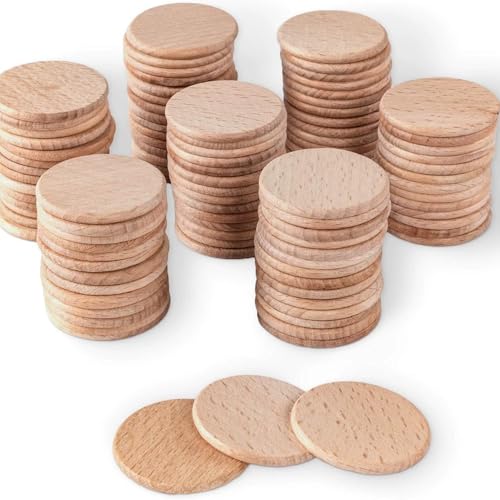 20 Stück Runde Holzscheiben aus Buche Holzplättchen zum basteln Unvollendete Blank Holzkreise Runde Scheiben Holzausschnitte für Hochzeit Handwerk Gravieren Schnitzen Malerei Heimdeko 30mm 20 Stück Runde Holzscheiben aus Buche Holzplättchen zum basteln Unvollendete Blank Holzkreise Runde Scheiben Holzausschnitte für Hochzeit Handwerk Gravieren Schnitzen Malerei Heimdeko 30mm von Pmnzdy