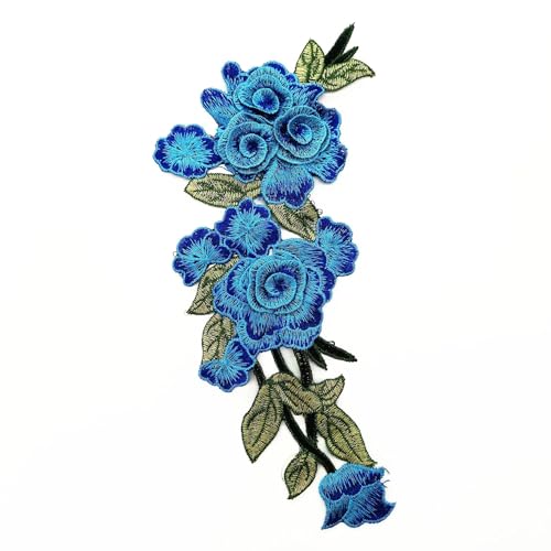 4 Stück Stickerei Spitzen Blumen Patches Spitzenapplikation Gestickte Applikationen Nähen Floraler Patches für DIY-Kleidung, Jacken, Jeans, Rucksäcke, Hüte, Kunsthandwerk NähenBlau 4 Stück Stickerei Spitzen Blumen Patches Spitzenapplikation Gestickte Applikationen Nähen Floraler Patches für DIY-Kleidung, Jacken, Jeans, Rucksäcke, Hüte, Kunsthandwerk NähenBlau von Pmnzdy