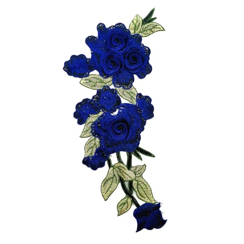 4 Stück Stickerei Spitzen Blumen Patches Spitzenapplikation Gestickte Applikationen Nähen Floraler Patches für DIY-Kleidung, Jacken, Jeans, Rucksäcke, Hüte, Kunsthandwerk NähenDunkelblau 4 Stück Stickerei Spitzen Blumen Patches Spitzenapplikation Gestickte Applikationen Nähen Floraler Patches für DIY-Kleidung, Jacken, Jeans, Rucksäcke, Hüte, Kunsthandwerk NähenDunkelblau von Pmnzdy