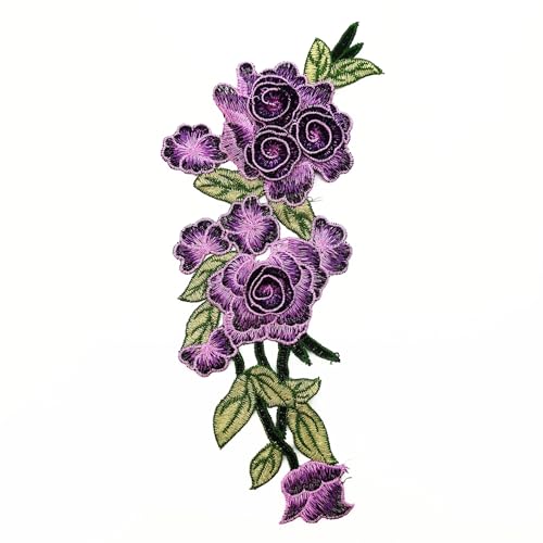 4 Stück Stickerei Spitzen Blumen Patches Spitzenapplikation Gestickte Applikationen Nähen Floraler Patches für DIY-Kleidung, Jacken, Jeans, Rucksäcke, Hüte, Kunsthandwerk NähenLila 4 Stück Stickerei Spitzen Blumen Patches Spitzenapplikation Gestickte Applikationen Nähen Floraler Patches für DIY-Kleidung, Jacken, Jeans, Rucksäcke, Hüte, Kunsthandwerk NähenLila von Pmnzdy