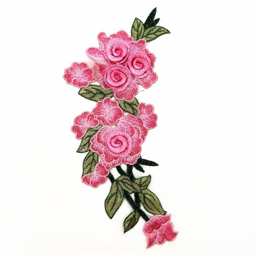 4 Stück Stickerei Spitzen Blumen Patches Spitzenapplikation Gestickte Applikationen Nähen Floraler Patches für DIY-Kleidung, Jacken, Jeans, Rucksäcke, Hüte, Kunsthandwerk NähenRosa 4 Stück Stickerei Spitzen Blumen Patches Spitzenapplikation Gestickte Applikationen Nähen Floraler Patches für DIY-Kleidung, Jacken, Jeans, Rucksäcke, Hüte, Kunsthandwerk NähenRosa von Pmnzdy