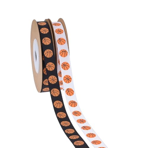 Basketball Bänder 20 Yard x 10mm Geschenkband Orange Basketball Muster Bastelband Sportband Drucken Sportbälle-Bänder Grosgrain-Band Sport Ball Farbband Sport Themenparty DekorationenSchwarz + Weiß Basketball Bänder 20 Yard x 10mm Geschenkband Orange Basketball Muster Bastelband Sportband Drucken Sportbälle-Bänder Grosgrain-Band Sport Ball Farbband Sport Themenparty DekorationenSchwarz + Weiß von Pmnzdy