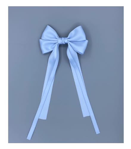 Pmnzdy 10 Stück 30 * 13cm Auto Bögen Hochzeit Autoschleifen Autoschmuck Autodekoration Schleifen Band Geschenkdekorationsschleife Haarnadel-Zubehör Blau von Pmnzdy