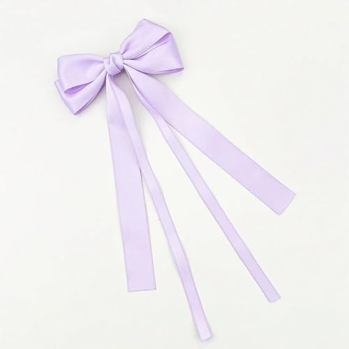 Pmnzdy 10 Stück 30 * 13cm Auto Bögen Hochzeit Autoschleifen Autoschmuck Autodekoration Schleifen Band Geschenkdekorationsschleife Haarnadel-Zubehör Lila von Pmnzdy