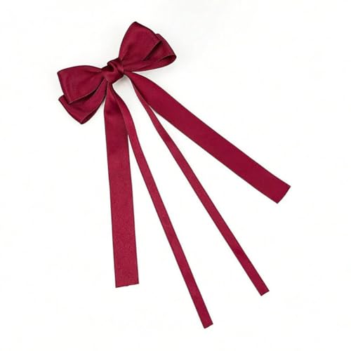 Pmnzdy 10 Stück 30 * 13cm Auto Bögen Hochzeit Autoschleifen Autoschmuck Autodekoration Schleifen Band Geschenkdekorationsschleife Haarnadel-Zubehör Rotwein von Pmnzdy
