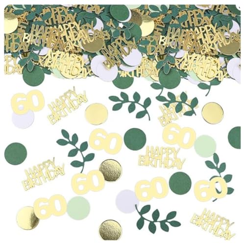 Pmnzdy 100 Stück Konfetti 60 Geburtstag Deko Grün Salbei Blätter Gold Rund Konfetti Tischdeko Happy Birthday Konfetti Streudeko Geburtstag Confetti für Party Dekoration 60 Geburtstag Pmnzdy 100 Stück Konfetti 60 Geburtstag Deko Grün Salbei Blätter Gold Rund Konfetti Tischdeko Happy Birthday Konfetti Streudeko Geburtstag Confetti für Party Dekoration 60 Geburtstag von Pmnzdy