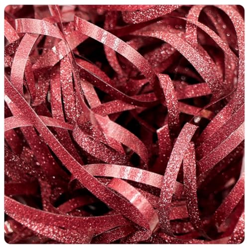 Pmnzdy 100g Glitzer 3mm Bastgras Geschreddertes Seidenglitzerpapier Raffia Glänzend Bast Dekoration Geschenkbox Füllpapier Füllmaterial für Pakete Geschenkbox Präsentkorb Geschenkkorb Weinrot Pmnzdy 100g Glitzer 3mm Bastgras Geschreddertes Seidenglitzerpapier Raffia Glänzend Bast Dekoration Geschenkbox Füllpapier Füllmaterial für Pakete Geschenkbox Präsentkorb Geschenkkorb Weinrot von Pmnzdy