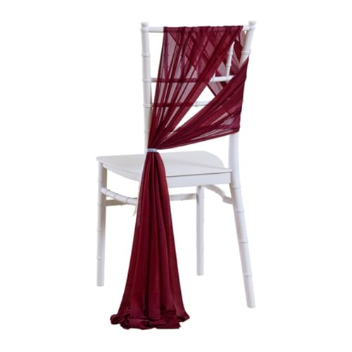 Pmnzdy 2 Stück Tüll Stuhlschleifen Schleifenband Chiffon Stoff Stuhllehne 20x 276cm Streamer Stuhl Band Stuhlhusse Stuhl Bögen Raffhalter Hochzeit Jahrestag Party Bankett Event Empfang Dunkelweinrot Pmnzdy 2 Stück Tüll Stuhlschleifen Schleifenband Chiffon Stoff Stuhllehne 20x 276cm Streamer Stuhl Band Stuhlhusse Stuhl Bögen Raffhalter Hochzeit Jahrestag Party Bankett Event Empfang Dunkelweinrot von Pmnzdy
