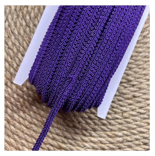 Pmnzdy 5 Yard × 8mm Geflochtene Borte Bunt Posamentenborte Polyester Trim Sewing Lace Ribbon Trim Gewebte Spitzenband Bordüre Stoffband zum Nähen Zopfborte Basteln Stoffborte violett 5 Yard Pmnzdy 5 Yard × 8mm Geflochtene Borte Bunt Posamentenborte Polyester Trim Sewing Lace Ribbon Trim Gewebte Spitzenband Bordüre Stoffband zum Nähen Zopfborte Basteln Stoffborte violett 5 Yard von Pmnzdy