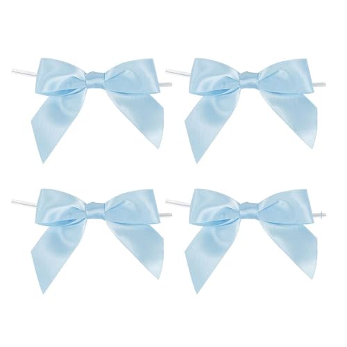 Pmnzdy Schleifen mit Draht 100 Stück 9 × 9cm Satinschleife Handgefertigte Deko Schleifen geschenkband Satinband Bowknot für Hochzeit, Geschenkverpackung, Basteln, Geburtstag, Kuchen Deko Hellblau 1# Pmnzdy Schleifen mit Draht 100 Stück 9 × 9cm Satinschleife Handgefertigte Deko Schleifen geschenkband Satinband Bowknot für Hochzeit, Geschenkverpackung, Basteln, Geburtstag, Kuchen Deko Hellblau 1# von Pmnzdy