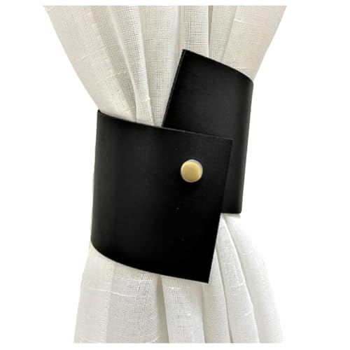 Pmnzdy Vorhang Raffhalter Leder Vorhangbänder Vorhangschnalle Vorhangseil Vorhang Schnalle Raffhalter Gardinenstangenhalter für Zuhause, Büro, Wohnzimmer, Schlafzimmer, Café 2er-Set Schwarz Pmnzdy Vorhang Raffhalter Leder Vorhangbänder Vorhangschnalle Vorhangseil Vorhang Schnalle Raffhalter Gardinenstangenhalter für Zuhause, Büro, Wohnzimmer, Schlafzimmer, Café 2er-Set Schwarz von Pmnzdy