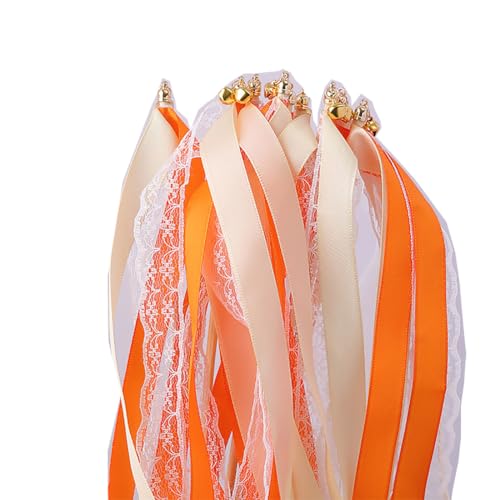 Pmnzdy Wedding Wands Stäbe mit Glöckchen Wedding Wands Hochzeit,Spitze und Seidenfeenstab,Zauberstäbe Hochzeit Luftschlangen,für Hochzeiten,Geburtstage,Feiertagsfeiern orange 15 Stück Pmnzdy Wedding Wands Stäbe mit Glöckchen Wedding Wands Hochzeit,Spitze und Seidenfeenstab,Zauberstäbe Hochzeit Luftschlangen,für Hochzeiten,Geburtstage,Feiertagsfeiern orange 15 Stück von Pmnzdy