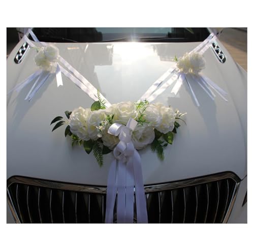 Pmnzdy Weiß Seidenblumen Girlande Autoschmuck für Hochzeitsauto Dekoration Wedding Auto Car Braut Paar Rose Blumen Deko Motorhaube Türgriff Rückspiegel Deko Set Autogirlande Blumenschmuck Pmnzdy Weiß Seidenblumen Girlande Autoschmuck für Hochzeitsauto Dekoration Wedding Auto Car Braut Paar Rose Blumen Deko Motorhaube Türgriff Rückspiegel Deko Set Autogirlande Blumenschmuck von Pmnzdy