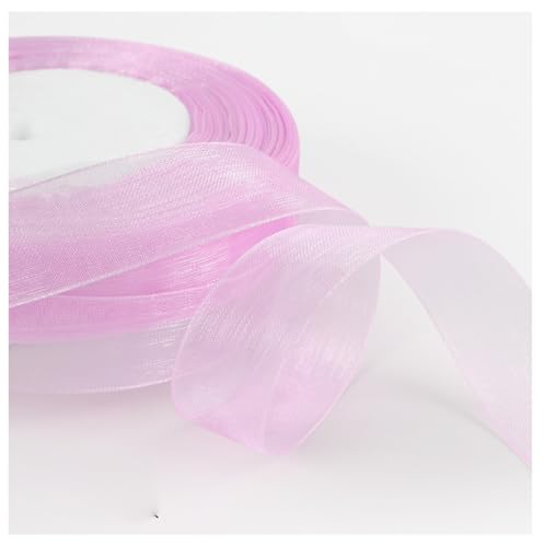 Transparent Organzaband 45 Meter × 2cm Sheer Geschenkband Bunte Schleifenband Dekoband Weihnachtenband Bastelband Bänder aus Organza für Hochzeits Party Geburtstag GeschenkverpackungHellviolett Transparent Organzaband 45 Meter × 2cm Sheer Geschenkband Bunte Schleifenband Dekoband Weihnachtenband Bastelband Bänder aus Organza für Hochzeits Party Geburtstag GeschenkverpackungHellviolett von Pmnzdy