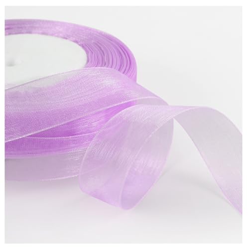 Transparent Organzaband 45 Meter × 2cm Sheer Geschenkband Bunte Schleifenband Dekoband Weihnachtenband Bastelband Bänder aus Organza für Hochzeits Party Geburtstag GeschenkverpackungLila 1# Transparent Organzaband 45 Meter × 2cm Sheer Geschenkband Bunte Schleifenband Dekoband Weihnachtenband Bastelband Bänder aus Organza für Hochzeits Party Geburtstag GeschenkverpackungLila 1# von Pmnzdy