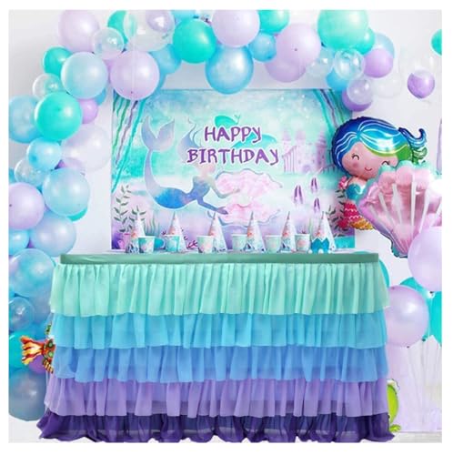 Tutu Tüll Tischröcke Bonbonfarbe Plissee Flauschiger Tischrock für Desserttisch Geburtstagstisch Dekoration Party-Tischröcke für Party, Hochzeit, Geburtstag,Babyparty,Hotel Bankett Tischdekoration Tutu Tüll Tischröcke Bonbonfarbe Plissee Flauschiger Tischrock für Desserttisch Geburtstagstisch Dekoration Party-Tischröcke für Party, Hochzeit, Geburtstag,Babyparty,Hotel Bankett Tischdekoration von Pmnzdy