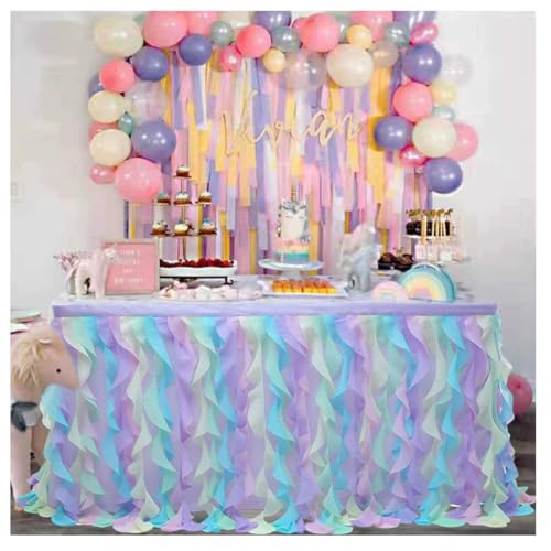 Tutu Tüll Tischröcke Bonbonfarbe Plissee Flauschiger Tischrock für Desserttisch Geburtstagstisch Dekoration Party-Tischröcke für Party, Hochzeit, Geburtstag,Babyparty,Hotel Bankett Tischdekoration Tutu Tüll Tischröcke Bonbonfarbe Plissee Flauschiger Tischrock für Desserttisch Geburtstagstisch Dekoration Party-Tischröcke für Party, Hochzeit, Geburtstag,Babyparty,Hotel Bankett Tischdekoration von Pmnzdy