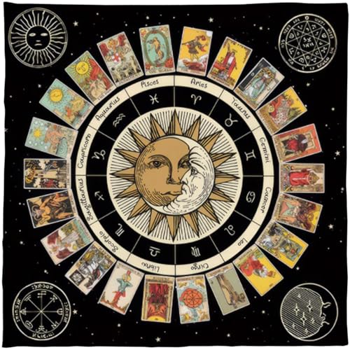 Astrologie Tarots Tisch-Altartuch, metaphysische Brettspiel-Matte, Pendel, Wahrsagungen, Altar, Tischdecke, Brettspiel, Kartenblock, Altar-Tischdecke, Wahrsagungen, Tischdecke, Brettspiel, Tischdecke, Astrologie Tarots Tisch-Altartuch, metaphysische Brettspiel-Matte, Pendel, Wahrsagungen, Altar, Tischdecke, Brettspiel, Kartenblock, Altar-Tischdecke, Wahrsagungen, Tischdecke, Brettspiel, Tischdecke, von Pnuokn