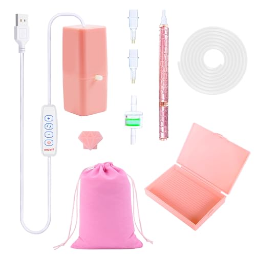 Elektrischer Diamond Painting Stift, Vakuum Diamond Paint Stift Automatisch – mit Regelbarer Saugkraft & Pausetaste für Präzises Setzen von Diamanten, Ohne Wachs, USB-Betrieb Elektrischer Diamond Painting Stift, Vakuum Diamond Paint Stift Automatisch – mit Regelbarer Saugkraft & Pausetaste für Präzises Setzen von Diamanten, Ohne Wachs, USB-Betrieb von PnxdeobXL