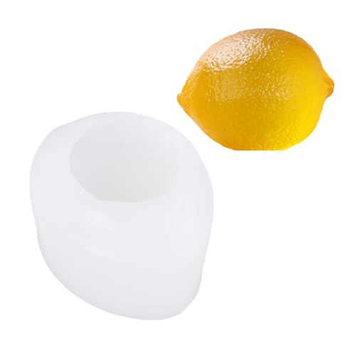 3D-Silikon-Formen in Zitronen-Fruchtform für Seifenherstellung, Obst-Zitronenform, Silikonformen für Epoxidharz-Bastelarbeiten 3D-Silikon-Formen in Zitronen-Fruchtform für Seifenherstellung, Obst-Zitronenform, Silikonformen für Epoxidharz-Bastelarbeiten von Pocoiau