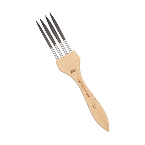 4/6 Zähnepinsel Pinsel Mehrzahn Malerei 4/6 Zähnepinsel Pinsel Mehrzahn Malerei von Pocoiau