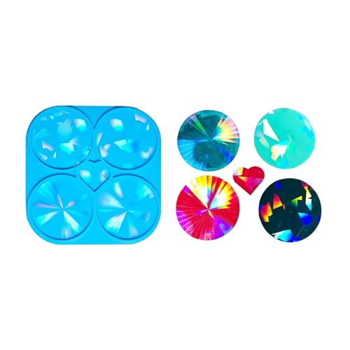 4 Zellenharz Formen Holographische Untersetzer Silikonformen Rund Geformte Epoxidharzformen Für Handmachende Tassenpolster 4 Zellenharz Formen Holographische Untersetzer Silikonformen Rund Geformte Epoxidharzformen Für Handmachende Tassenpolster von Pocoiau