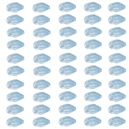 50 PCs Glasblätter Gradient Glasperlen 12x20mm Kunstversorgungen Für Kreative Schmuck Herstellung Haarnadel Dekoration Perlen Gradienten Blütenblätter Für Haarnadelschmuck Kunstprojekt Machen von Pocoiau