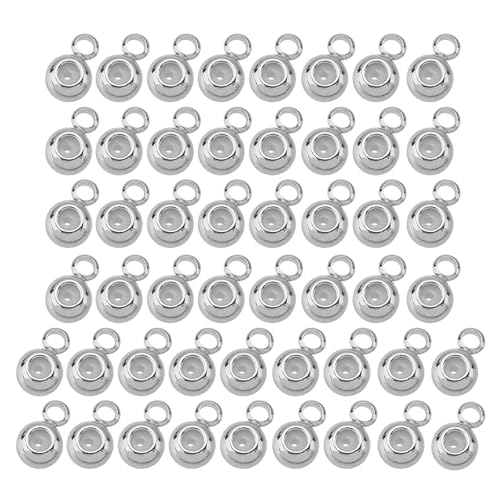 50 Stück Metall-Abstandshalter-Perlen, Armbänder, Perlen, Messing-Textur, Schmuckherstellung, Zubehör für Halsketten, Ohrringe 50 Stück Metall-Abstandshalter-Perlen, Armbänder, Perlen, Messing-Textur, Schmuckherstellung, Zubehör für Halsketten, Ohrringe von Pocoiau