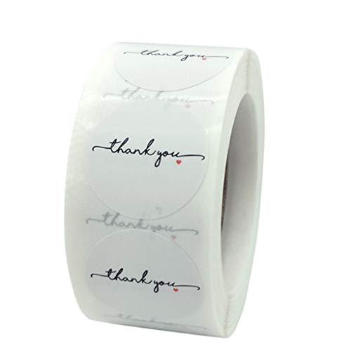 500 Stück Dankesaufkleber, Siegeletiketten, Scrapbooking, Backtaschen, Hochzeitsdekoration, Papier-Stiker für Kinder 500 Stück Dankesaufkleber, Siegeletiketten, Scrapbooking, Backtaschen, Hochzeitsdekoration, Papier-Stiker für Kinder von Pocoiau