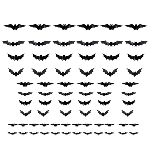 Fledermaus-Wandaufkleber mit LED-Licht, selbstklebend, PVC-Fensteraufkleber, Halloween-Dekoration, realistischer Aufkleber für Heimdekoration, Halloween, LED Fledermaus-Wandaufkleber mit LED-Licht, selbstklebend, PVC-Fensteraufkleber, Halloween-Dekoration, realistischer Aufkleber für Heimdekoration, Halloween, LED von Pocoiau