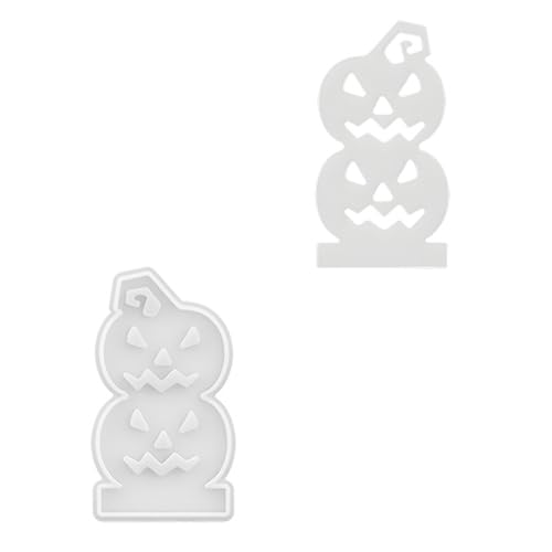 Halloween-Kerzenständer, Vogelscheuchen, Kürbishalter, Silikonformen, handgefertigte Gussteile, Epoxidharz, Kürbisse, Kerzenständer, Silikon, Halloween-Halter, Ornament von Pocoiau