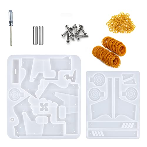 Handheld-Silikonformen mit Zubehör-Set, Schraubendreher-Schraube Handheld-Silikonformen mit Zubehör-Set, Schraubendreher-Schraube von Pocoiau